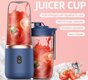 PRZENOŚNY SMOOTHIE BLENDER + KUBEK 400ml