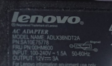 Zasilacz Lenovo ADLX36NDT2A 12V 3A