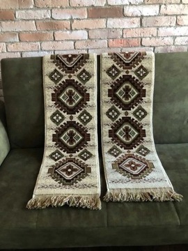 designerskie tureckie dywany ozdobne/modlitewne z wełny vintage/antyk