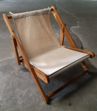 Fotel leżak Kon Tiki.  proj. Gillis Lundgren Ikea