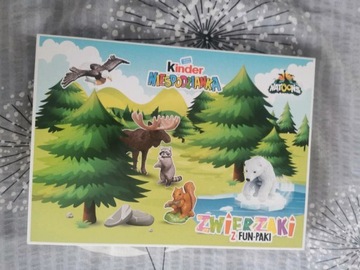 Zwierzaki z Fun Paki Kinder Niespodzianka