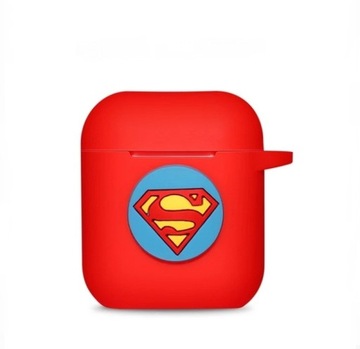 Apple AirPods 1 2 etui Superman plus haczyk