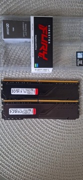 Pamięć  32 Gb DDR4 kingston FURY  4X8 GB 3200MhZ