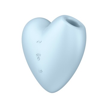 Masażer łechtaczki Satisfyer Cutie Heart niebieski