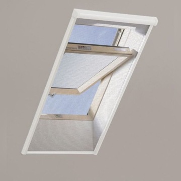 Moskitiera AMS 114x200 na okno dachowe Fakro srebr