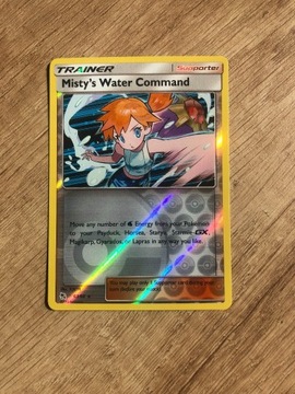 Karta pokemon Misty Water Command reverse 63/68 Hidden Fates