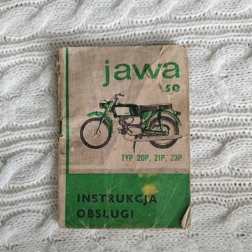 Jawa 50 typ 20P 21P 23P instrukcja obsługi PRL 