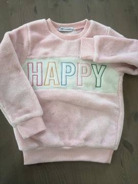 Bluza pluszowa Happy roz.116