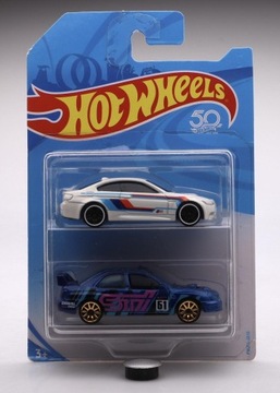 2-Pak BMW SUBARU Hot Wheels 1:64