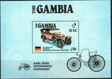 Gambia Mi. Blok 24 samochody osobowe.
