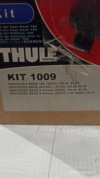 Thule, łapy kit 1009 mercedes w210, w202, w124