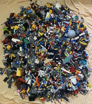 Mix klocków LEGO - 17kg