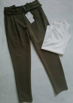 Spodnie Only oliwka, khaki,zielony 