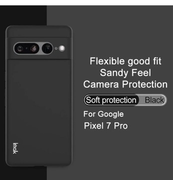 Pixel 7Pro oryginalny case firmy IMAK czarny mat