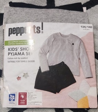 Piżama dziewczęca Pepperts z Lidla 134/140 nowa