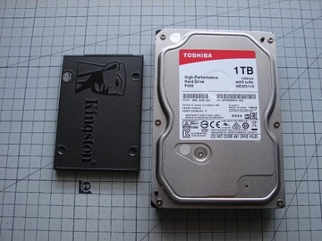 ZESTAW dysk SSD 240GB + HDD 1TB P300 BDB