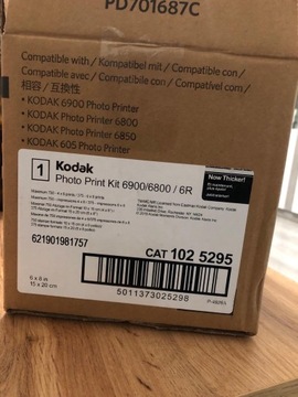 Kodak Photo print kit 6900/6800 6R