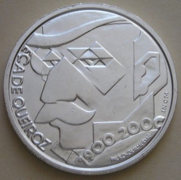 Portugalia 500 escudos 2000 - Queiroz - srebro