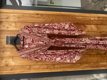 Kimono boho hippie orient bali suknia wiązana