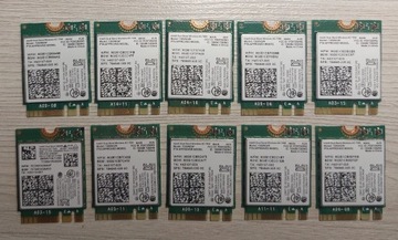10x Karta WiFi Intel 7260AC NGW BLUETOOTH 2,4G+ 5G