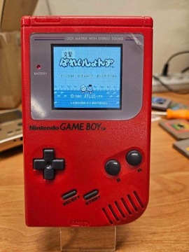 Nintendo Game Boy Classic DMG-01 IPS V4.0 Czerwony