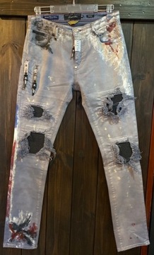 Spodnie Philipp Plein Denim Painted r.32