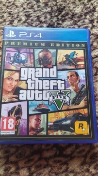 GTA V Premium Edition PS4 pudełko BEZ GRY