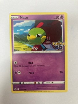 Karta TCG Pokemon GO: Natu 032/078