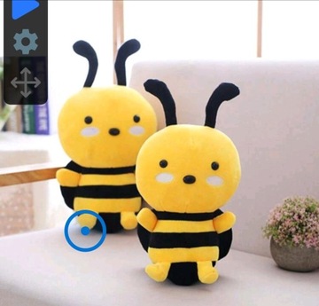 20cm śliczna pszczoła pluszowa zabawka wypchana lalka zwierzę