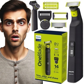 GOLARKA PHILIPS ONEBLADE PRO 360 MASZYNKA