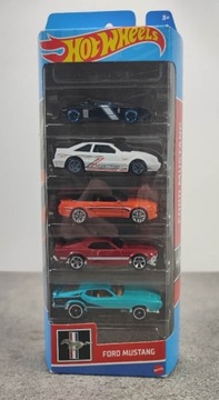 Hot Wheels 5pack Ford Mustang 