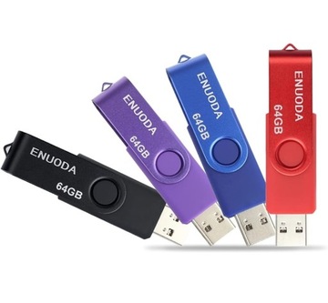 Pamięć USB 64 GB zestaw 4 Sztuki