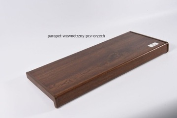 Parapet wewnętrzny PCV orzech szer.10cm do 50cm