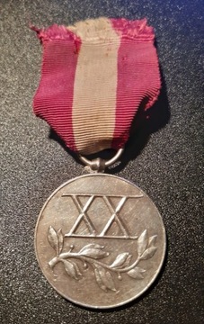 Medal Za Długoletnią Służbę XX lat II RP