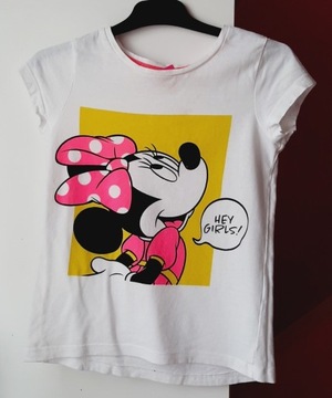 bluzka t-shirt Minnie Disney 122 128