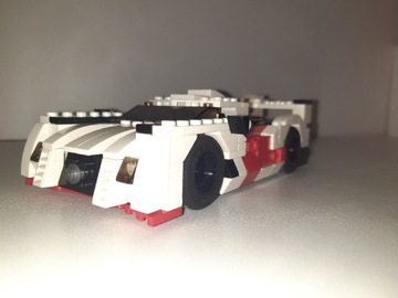 Lego auto wyścigowe. MOC!