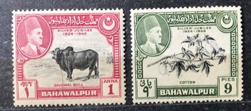 Z 7_3. 1949. Bahawalpur (Pakistan). Mi 24-25 **