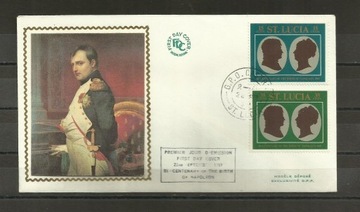 ST.LUCIA  -  NAPOLEON ,FDC