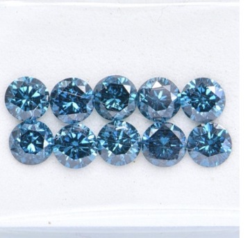 Niebieskie diamenty naturalne 1.21 ct 
