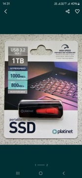 Dysk SSD PLATINET PMFSSD1000 1TB gwarancja producenta Nowy