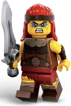 LEGO FIGURKA MINIFIGURES 71045 Fierce BARBARZYŃCA