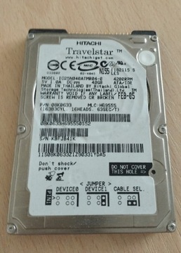 Dysk ATA 2,5 całą 40gb