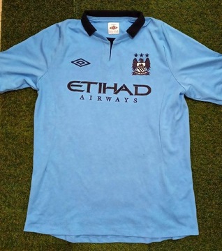 Koszulka Shirt Vintage Manchester City 2012/13