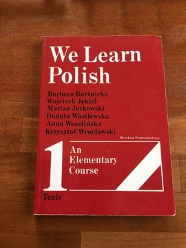 We learn Polish An elementary Course 1/2