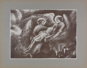 T.Seweryn,litografia z teki Legionistów,1934r