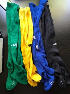 Getry sportowe kolorowe Adidas 37-38 4 szt.