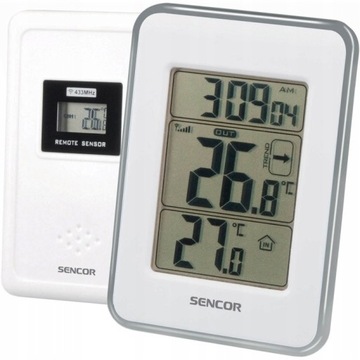 Stacja pogody Sencor 25WS czujnik zew temperatura