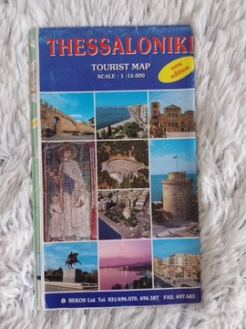 Thessaloniki tourist map