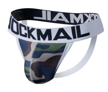 Sexowne majtki jockstrap JOCKMAIL moro L