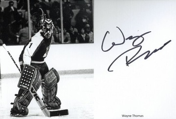 Thomas Wayne mistrz NHL autograf
